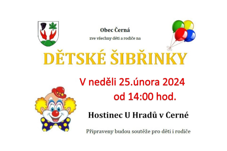 Dětské šibřinky 2024