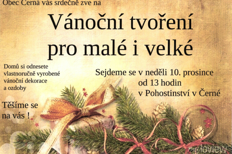 Vánoční tvoření pro malé i velké